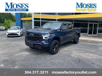 2022 Northsky Blue Metallic Chevrolet Silverado 1500 LT Trail Boss 4 Door Truck EcoTec3 5.3L V8 Engine 4X4