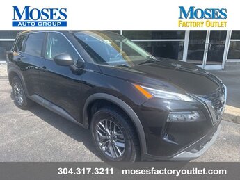 2023 Super Black Nissan Rogue S 4 Door 1.5L I3 Turbocharged DOHC 12V LEV3-ULEV50 201hp Engine Automatic (CVT) AWD
