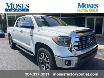 2018 Super White Toyota Tundra Limited 5.7L 8-Cylinder SMPI DOHC Engine 4 Door 4X4