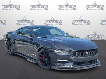 2024 Dark Matter Gray Metallic Ford Mustang EcoBoost 2 Door RWD EcoBoost 2.3L I4 GTDi DOHC Turbocharged VCT Engine Automatic