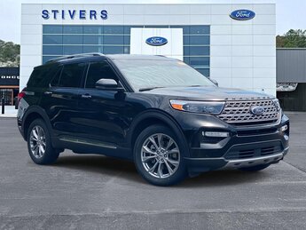 2023 Agate Black Metallic Ford Explorer Limited Automatic 4X4 4 Door 2.3L EcoBoost I-4 Engine