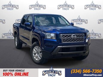 2023 Deep Blue Pearl Nissan Frontier SV 3.8L DI DOHC 24V V6 Engine Truck Automatic