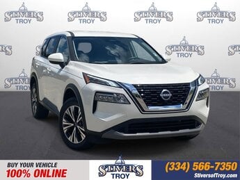 2023 Pearl White Tricoat Nissan Rogue SV 1.5L I3 Turbocharged DOHC 12V LEV3-ULEV50 201hp Engine Automatic (CVT) FWD 4 Door