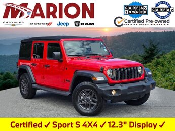 2024 Jeep Wrangler Sport S Automatic 2.0L I4 DOHC Engine 4X4