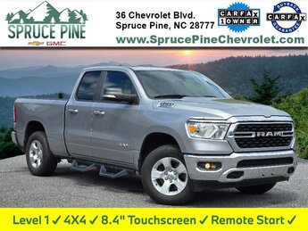 2022 Billet Silver Metallic Clearcoat Ram 1500 Big Horn Truck 4 Door 3.6L V6 24V VVT Engine 4X4 Automatic