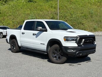 2021 Bright White Clearcoat Ram 1500 Rebel 4 Door Truck Automatic 4X4
