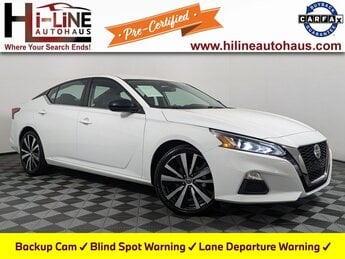 2021 Glacier White Nissan Altima 2.5 SR 2.5L 4-Cylinder DOHC 16V Engine FWD Car 4 Door Automatic (CVT)