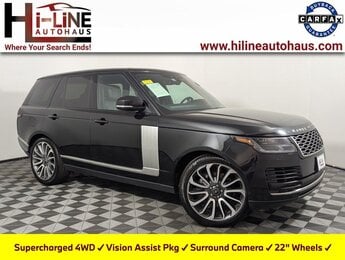 2019 Santorini Black Metallic Land Rover Range Rover 5.0L V8 Supercharged Automatic SUV 5.0L V8 Supercharged Engine 4X4 4 Door