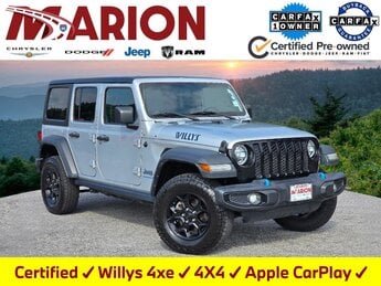 2023 Silver Zynith Clearcoat Jeep Wrangler Base 4xe 4 Door SUV 2.0L I4 DOHC Engine Automatic 4X4