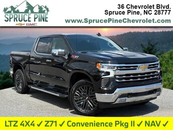 2025 Black Chevrolet Silverado 1500 LTZ Automatic 4 Door EcoTec3 5.3L V8 Engine Truck