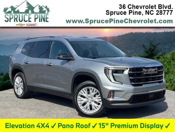 2025 GMC Acadia FWD Elevation 2.5L DOHC Engine 4 Door Automatic SUV