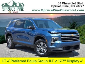 2025 Lakeshore Blue Metallic Chevrolet Traverse FWD LT 2.5L DOHC Engine SUV FWD 4 Door Automatic