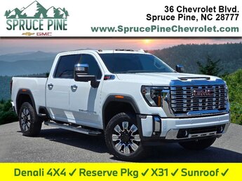 2025 Summit White GMC Sierra 2500HD Denali Truck 4 Door Automatic 4X4 Duramax 6.6L V8 Turbodiesel Engine