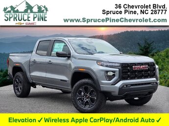 2025 Sterling Metallic GMC Canyon 2WD Elevation 4 Door Truck RWD 2.7L I4 Turbocharged DOHC 16V LEV3-ULEV50 310hp Engine Automatic