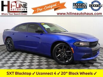 2021 Indigo Blue Dodge Charger SXT Car RWD Automatic 4 Door
