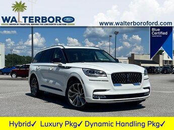 2022 Pristine White Metallic Tri-Coat Lincoln Aviator Plug-In Hybrid Grand Touring 3.0L V6 Plug-In Hybrid Twin Turbocharged Engine Automatic SUV 4 Door