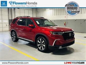 2025 Radiant Red Metallic II Honda Pilot Touring 4 Door 3.5L V6 DOHC 24V Engine Automatic