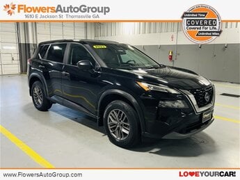 2023 Super Black Nissan Rogue S Automatic (CVT) 4 Door AWD 1.5L I3 Turbocharged DOHC 12V LEV3-ULEV50 201hp Engine