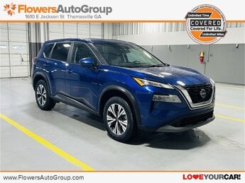 2023 Caspian Blue Metallic Nissan Rogue SV SUV 1.5L I3 Turbocharged DOHC 12V LEV3-ULEV50 201hp Engine Automatic (CVT) 4 Door