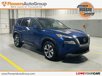 2023 Caspian Blue Metallic Nissan Rogue SV 1.5L I3 Turbocharged DOHC 12V LEV3-ULEV50 201hp Engine Automatic (CVT) 4 Door FWD SUV