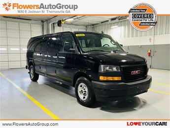 2020 Onyx Black GMC Savana 3500 LS Van Vortec 6.0L V8 SFI Flex Fuel Engine 3 Door RWD