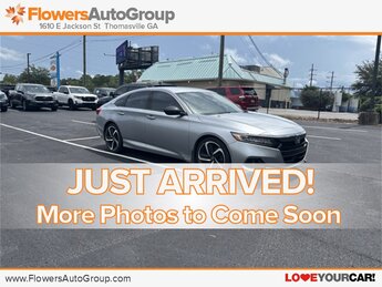 2021 Lunar Silver Metallic Honda Accord Sport 4 Door 1.5T I4 DOHC 16V Turbocharged VTEC Engine FWD