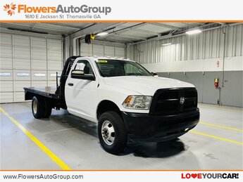 2018 Bright White Clearcoat Ram 3500 Tradesman 6.4L V8 Engine Automatic RWD 2 Door Truck
