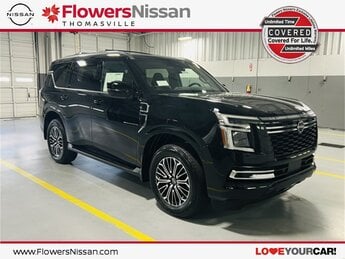 2025 Super Black Nissan Armada Platinum 4 Door Automatic SUV 3.5L DOHC Engine