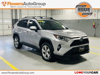 2021 Silver Sky Metallic Toyota RAV4 Hybrid Hybrid XLE Premium SUV 2.5L 4-Cylinder Engine AWD