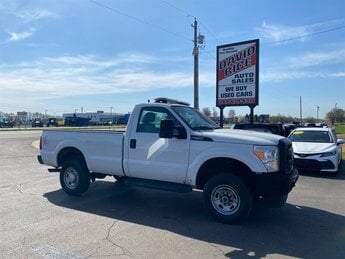 2015 Oxford White Ford Super Duty F-250 SRW XL 6.2L Flex Fuel V8 385hp 405ft. lbs. Engine 4X4 Truck 2 Door Automatic