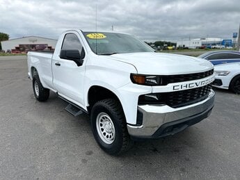 2021 Chevrolet Silverado 1500 Work Truck Work Truck 2 Door EcoTec3 5.3L V8 355hp 383ft. lbs. Engine Truck Automatic