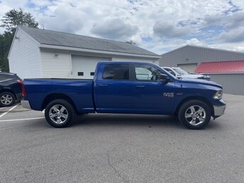 2019 Blue Streak Pearlcoat Ram 1500 Classic Big Horn 4 Door Truck HEMI 5.7L V8 Multi Displacement VVT Engine Automatic 4X4