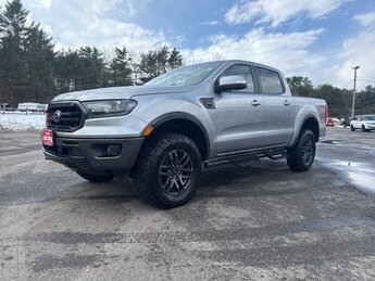 2022 Iconic Silver Metallic Ford Ranger LARIAT 4 Door 4X4 Automatic Truck EcoBoost 2.3L I4 GTDi DOHC Turbocharged VCT Engine