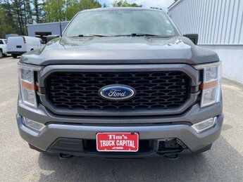2021 Gray Ford F-150 XL 4 Door 4X4 Truck 2.7L V6 EcoBoost Engine