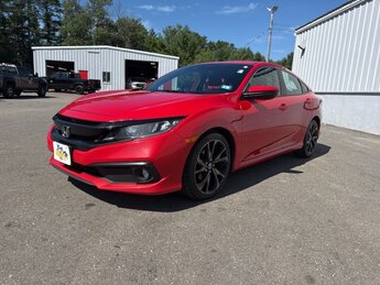2019 Rallye Red Honda Civic Sport 4 Door FWD Car 2.0L I4 DOHC 16V i-VTEC Engine Automatic (CVT)