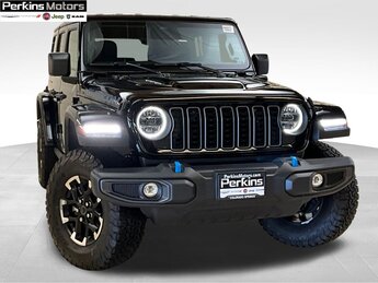 2025 Black Clearcoat Jeep Wrangler 4xe Rubicon SUV 4 Door Automatic