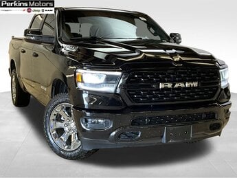 2023 Diamond Black Crystal Pearlcoat Ram 1500 Big Horn Automatic 3.6L V6 24V VVT Engine 4 Door