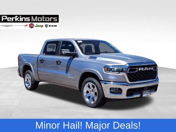 2025 Billet Silver Metallic Clearcoat Ram 1500 Big Horn 4X4 Truck 4 Door