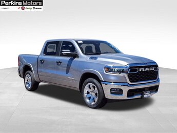 2025 Billet Silver Metallic Clearcoat Ram 1500 Big Horn 4X4 Truck 4 Door