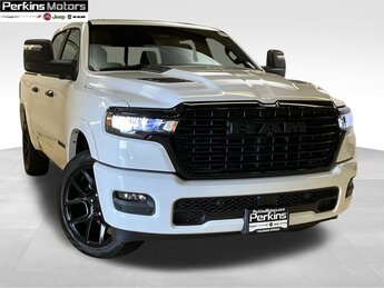 2026 Bright White Clearcoat Ram 1500 Laramie 4X4 Automatic Truck 3.0L I6 Engine 4 Door