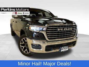 2025 Diamond Black Crystal Pearlcoat Ram 1500 Laramie Truck 3.0L I6 Engine 4X4