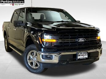 2024 Agate Black Metallic Ford F-150 XLT 4 Door Automatic 3.5L PowerBoost Full-Hybrid V6 Engine 4X4 Truck