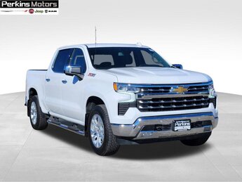 2024 Summit White Chevrolet Silverado 1500 LTZ Truck 4 Door EcoTec3 5.3L V8 Engine 4X4