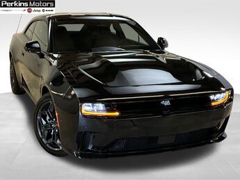 2025 Diamond Black Crystal Pearlcoat Dodge Charger R/T 2 Door AWD Electric Motor Engine Car