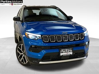 2025 Hydro Blue Pearlcoat Jeep Compass Limited 2.0L I4 DOHC Engine SUV 4 Door