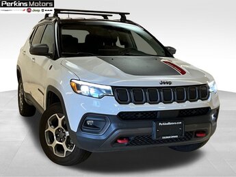 2022 Bright White Clearcoat Jeep Compass Trailhawk 4 Door 4X4 SUV 2.4L I4 Engine