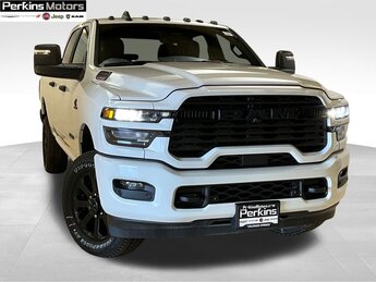 2025 Bright White Clearcoat Ram 2500 Big Horn 4X4 Automatic 6.7L I6 Engine Truck
