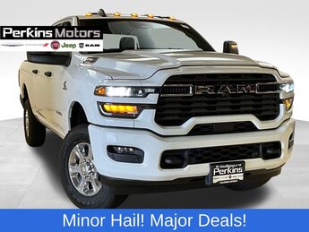 2025 Bright White Clearcoat Ram 2500 Big Horn Automatic 6.7L I6 Engine 4 Door