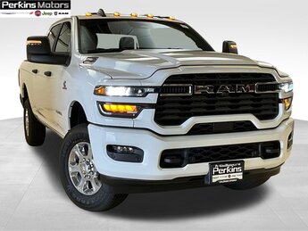 2025 Bright White Clearcoat Ram 2500 Big Horn Automatic 6.7L I6 Engine 4 Door