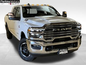 2025 Bright White Clearcoat Ram 2500 Laramie 4X4 6.7L I6 Engine Truck 4 Door